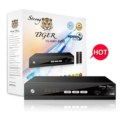 China Full HD 1080P TIGER TG-4980+ Digital DVB-T2 DVB-C Combo1080P STRONG terrestrial receiver WIFI decoder DVB T2 receiver for sale