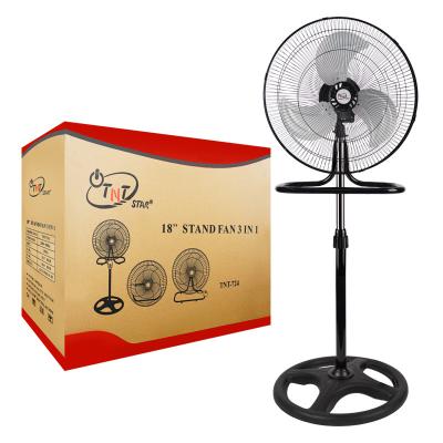 China OEM TNTSTAR TNT-724 Stand Fan 16 The Most Efficient Electric Floor Stand Fan 16 Inch Oscillating for sale