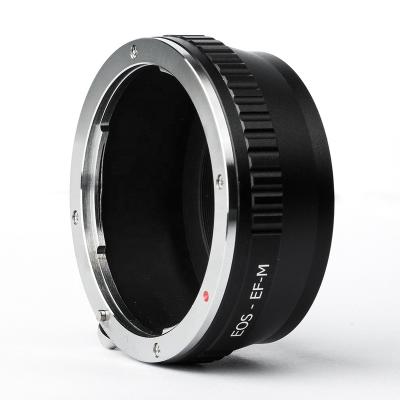 China Aluminum+Brass Aluminum Lens Adapter EOS-EOSM Ring for Canon EOS Lenses to EOS M EF-M Mirrorless Camera for sale