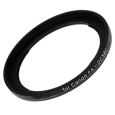 China Aluminum 58mm filter adapter for Canon G1X to use 58mm filter and add-on lenses replacing FA-DC58C for sale