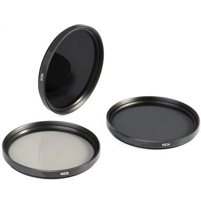 China Aluminum & Neutral Filter Kit For Canon Nikon Camera 52mm Glass Density Lens ND2 ND4 ND8 for sale