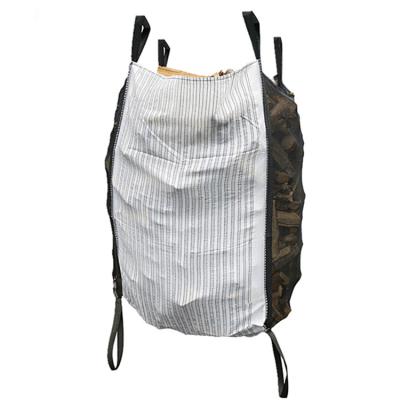 China EGP FIBC Breathable Bag PP Firewood Big Bag 1000kg Supplier for sale