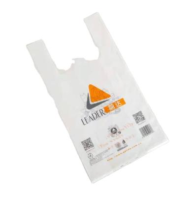 China 100% Eco Friendly Biodegradable EGP T-shirt Plastic Shopping Bags With Handle For Sale Biodegradable Packaging for sale