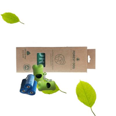 China Custom Eco Friendly EGP Factory Dog Poop Eco Friendly Biodegradable Bags With Printing Cornstarch Pet Waste Bags Biodegradable Packaging for sale