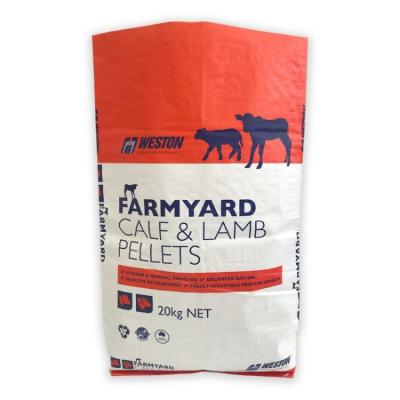 China 100% New Agriculture BOPP Coated Bags For Animal Meal Packing 25kg for sale