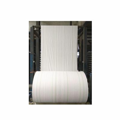 China ANTISTATIC 100% Virgin Polypropylene Woven Fabric White Roll for sale