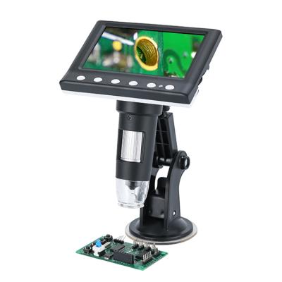 China Glass HGDM7B 240P VGA 720P 960P eight LED lights Av mini microscope digital veterinary digital microscope for sale