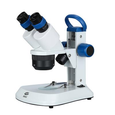 China HST-93EAW WF10x/20mm teaching binocular microscope with bottom led microscope HST-93EAW binocular for sale