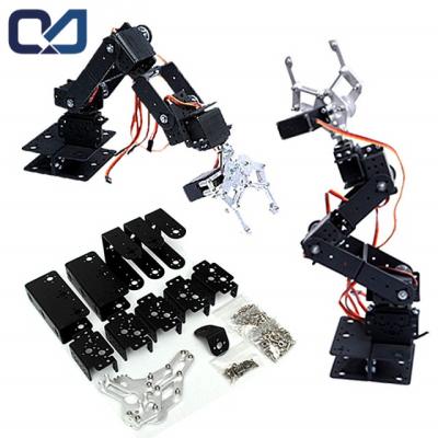 China Educational hot sale robot arm mechanical robot arm manipulator with claw servo unmounted for sale