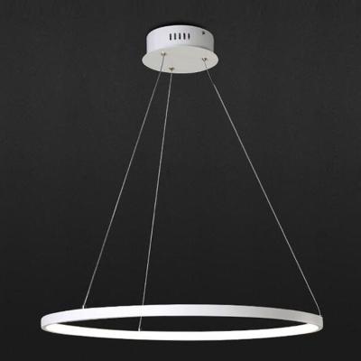 China Good Warehouse Price Freestyle DC 24V 80cm Aluminum Led Halo Chandelier Pendant Lights With CE Approve Driver for sale