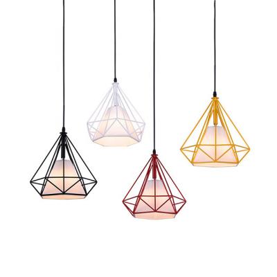 China Industrial Rustic Pendant Lamp LED Iron Cage Pendant Light Retro Vintage Trace Pendant Lamps For Restaurant Living Room Hanging Lights for sale