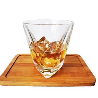 China Modern Wholesale High Quality High End Design Household Glass Wine Whiskey Mug for sale