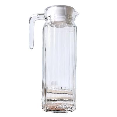 China Amazon Success Sustainable Kitchen and Glass Drinkware Tabletop Household Water Pitcher for sale