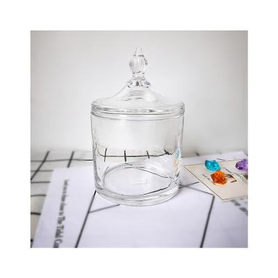 China Freshness Preservation Competitive Price Good Quality Household Food Candy Storage Glass Jar for sale