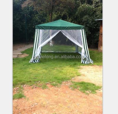 China Easy Installed PE 3X2.4M PE Gazebo With Net for sale