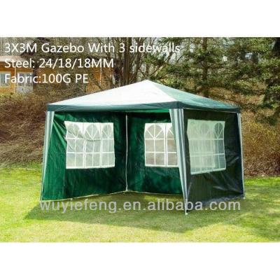 China Water Proof 3x3m PE Inflatable Garden Gazebo for sale