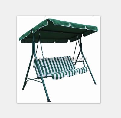 China Outdoor Furniture Metal Leg Patio Straight Swing Chair Outdoor Hanging Chair for sale