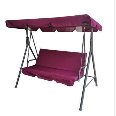 China Outdoor Patio Swing Chair Garden Adult Hanging Swing Chair For Sale Wine Red for sale