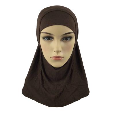 China Solid color flash tank top wholesale hijab two sets amira flash hijab for girls for sale