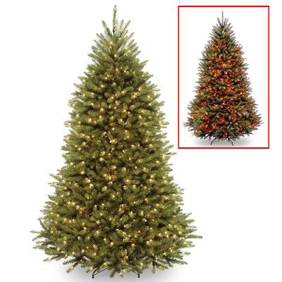 China Christamas Large Home Decoration PVC Xmas Tree Christmas Tree With Dot Lights for sale