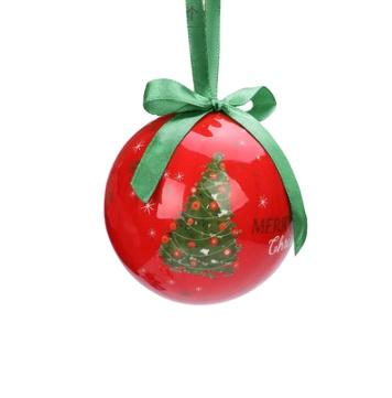 China Nordic Creative Unbreakable Style 7.2cm Foam Christmas Tree Pendants Christmas Ornament Shatterproof Balls For Party Holiday Home Decoration for sale