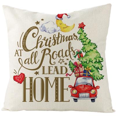 China Anti-Static Home Sofa Cushion Cover Back Support Cushion Pillow Covers For Christmas for sale