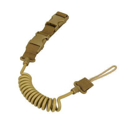 China Anti-lost Outdoor Tactical Multifunctional Portable Camping Water Proof Lanyard Elastic Rope for sale