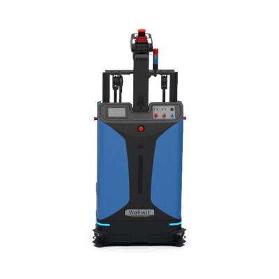 China High Quality Custom Hotels Logolanguage Laser Navigation Forklift for sale