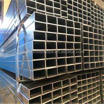 China Structure Pipe Pre Galvanized Square Pipe / Steel Tube Steel Profile GI for sale