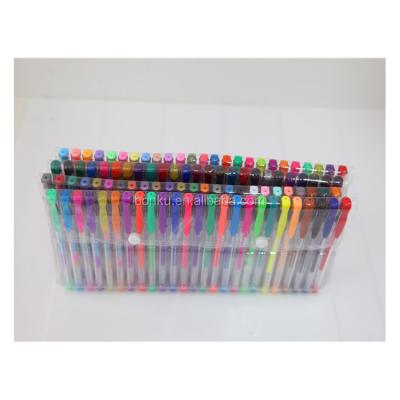 China office & Wholesale School Pen Supply 12/18/24/36/48 Colors Ink Colorful Plastic Roller Gel Pen For Customized for sale