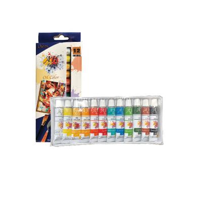 China 12 Color Artist Drawing Oil Paint Multicolor/Portable/Convenient Non-Toxic Eco-Friendly Set for sale