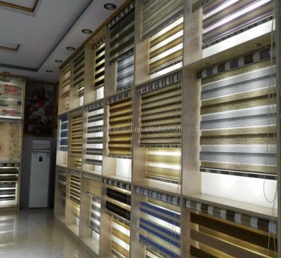 China Night UV Combi Factory Price Protection Blind Roller Double Shading Blackout Zebra Blind Fabrics for sale