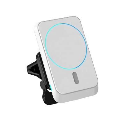 China 2021 2021 Magnetic Car Phone Holder Magnetic Fast Charger i12 kc Qi 15W Earphone Car Phone Holder Dock Mount Wireless Charger For Apple iPhone 12 Pro Max Magsafe for sale