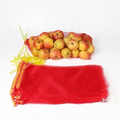 China 53*94cm Knitted Plastic Mesh Fruit Tubular Net Bag with Drawstring MONO211029 CN SHN for sale