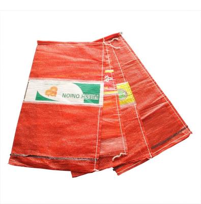 China Convenient Drawstring Pp Leno Mesh Bag for Packaging Fruits and Vegetables for sale