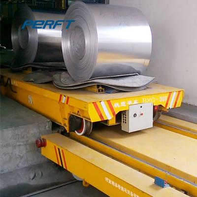 China Factory Explosion Proof Aluminum Coil Rail Electric Transfer Cart for sale