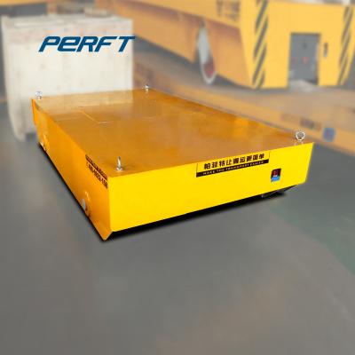 China Battery Operated Machinery Repair Shops Rail Car With Turntable For Transporting Plates for sale