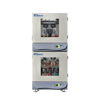 China Laboratory and pharmaceutical industry hot sale Stackable Thermostatic Linear Orbital Shaker Incubator for lab for sale