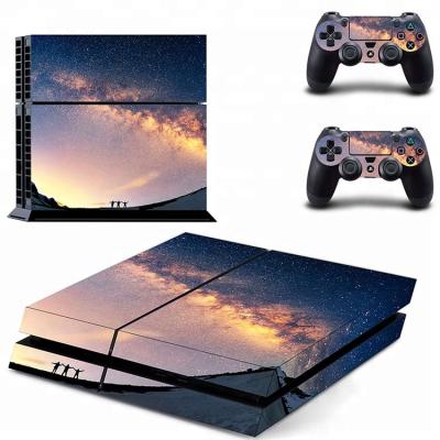 China Easy Install Console Controller Sticker Wholesale Cover Decal For Playstation 4 Vinyl PS4 Skin for sale