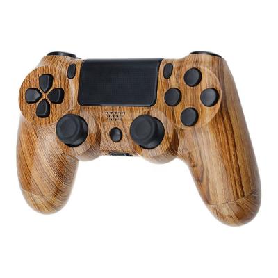 China OPP bag with protective bubble wrapped water transfer customized wooden shell for ps4 caese controller shell for sale