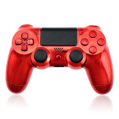 China OPP Bag With Protective Bubble Wrapped Wholesale Customized Red Chrome Shell For PS4 Shell Console Controller for sale