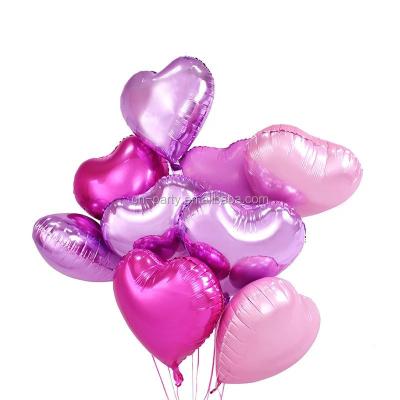 China 18 inch valentine heart foil balloon decoration for sale