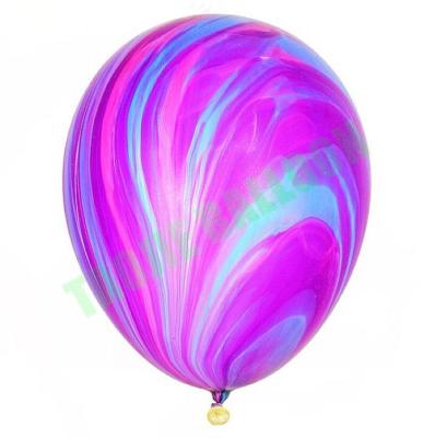 China Promotional Toy Party Supplies Birthday Marble Agate Pastel Fashion 10 Inch Latex Balloons for sale