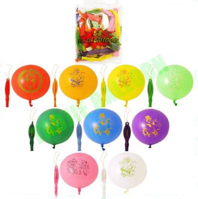 China Decoration Fashion Big Punch Ball Balloons With Elastic Party Bag Fillers Pinata PS Kids Toys for sale