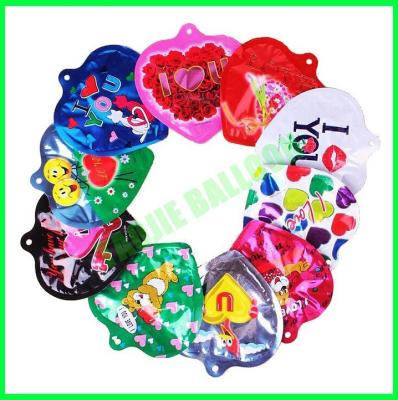 China Gift Toy 4 Inch Like Design Automatic Foil Inflatable Balloon for sale