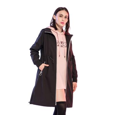 China Size 50D Waterproof Anorak Jacket Women Adjustable Waterproof Anorak With Hoodies High Quality Fashion Winter Anorak Along for sale