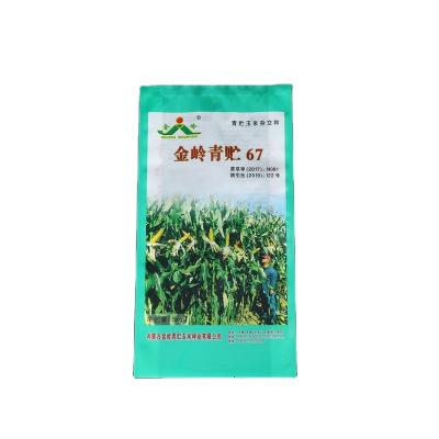 China High Quality Waterproof Environmental Protection Green Rice Food Packaging Polyethylene Bag Customized Packaging for sale