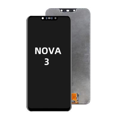 China fast delivery phones replacement lcd display touch screen for huawei nova 3 for huawei nova3 for sale