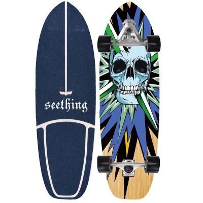 China Youth Surf Skate CX7 Wood Trucks 8Ply Maple Land Carver Surf Skateboard for sale