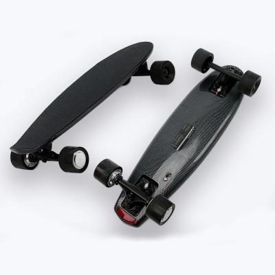 China Fiber +PU+Aluminum Trucks Weigh Feeling Fiberglass Posture Controlled Platform Weightlight Electric Skateboard for sale